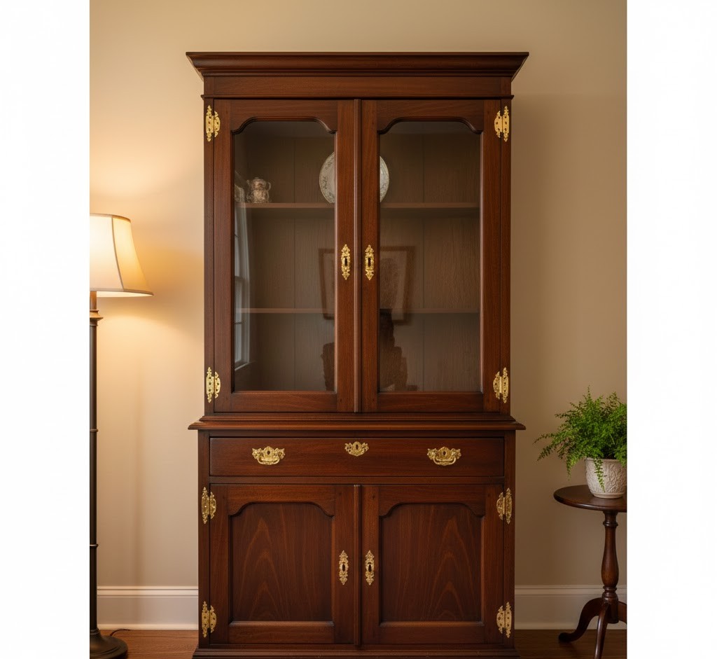 Restored vintage cabinet with new hardware